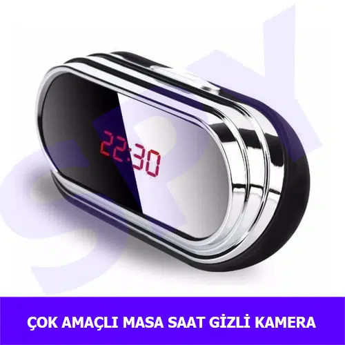 Çok Amaçlı Masa Saat Güvenlik Kamera