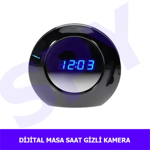 Dijital Masa Saat Güvenlik Kamera