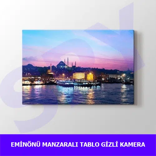 Eminönü Manzaralı Tablo Güvenlik Kamera